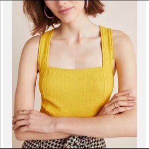 Anthropologie Cross Back Top